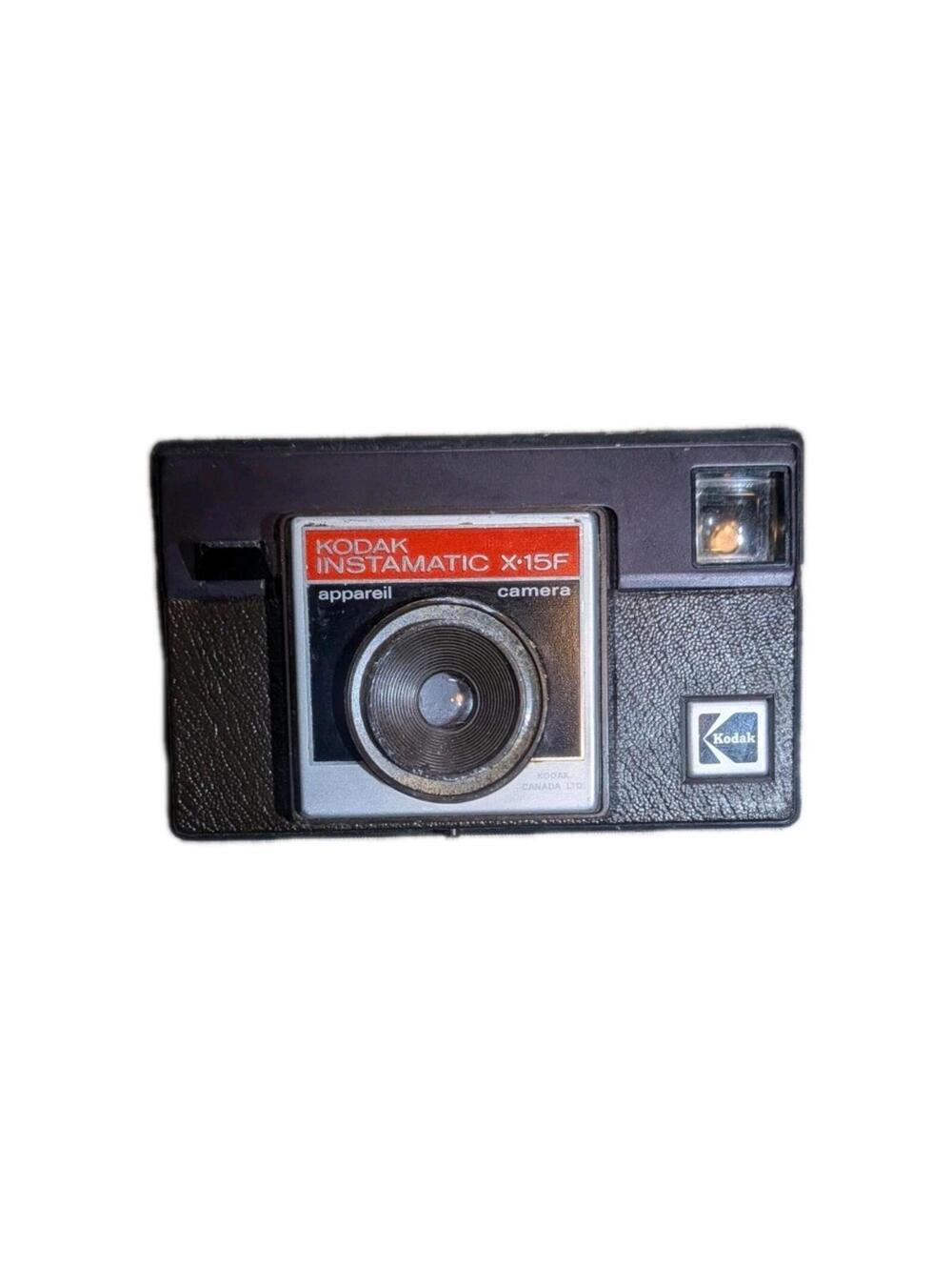 Vintage Kodak Instamatic X-15F Camera Tested And Working, No Flash